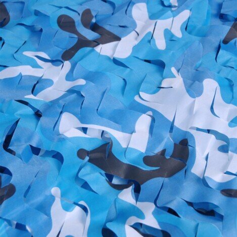 Vendita di reti mimetiche blu su misura in tutte le dimensioni